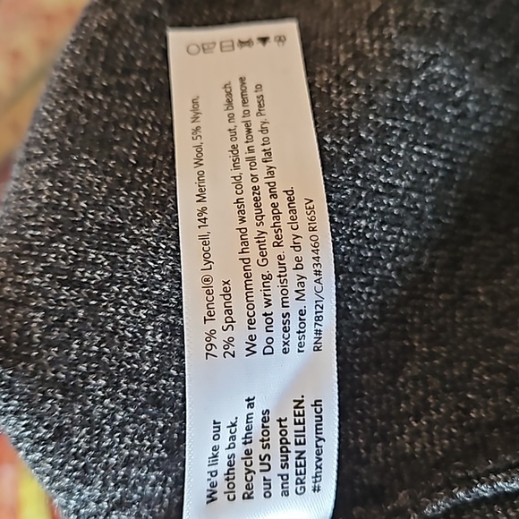 NWT Eileen Fisher Sleek Tencel Merino Interlock Pencil Skirt - Picture 11 of 11
